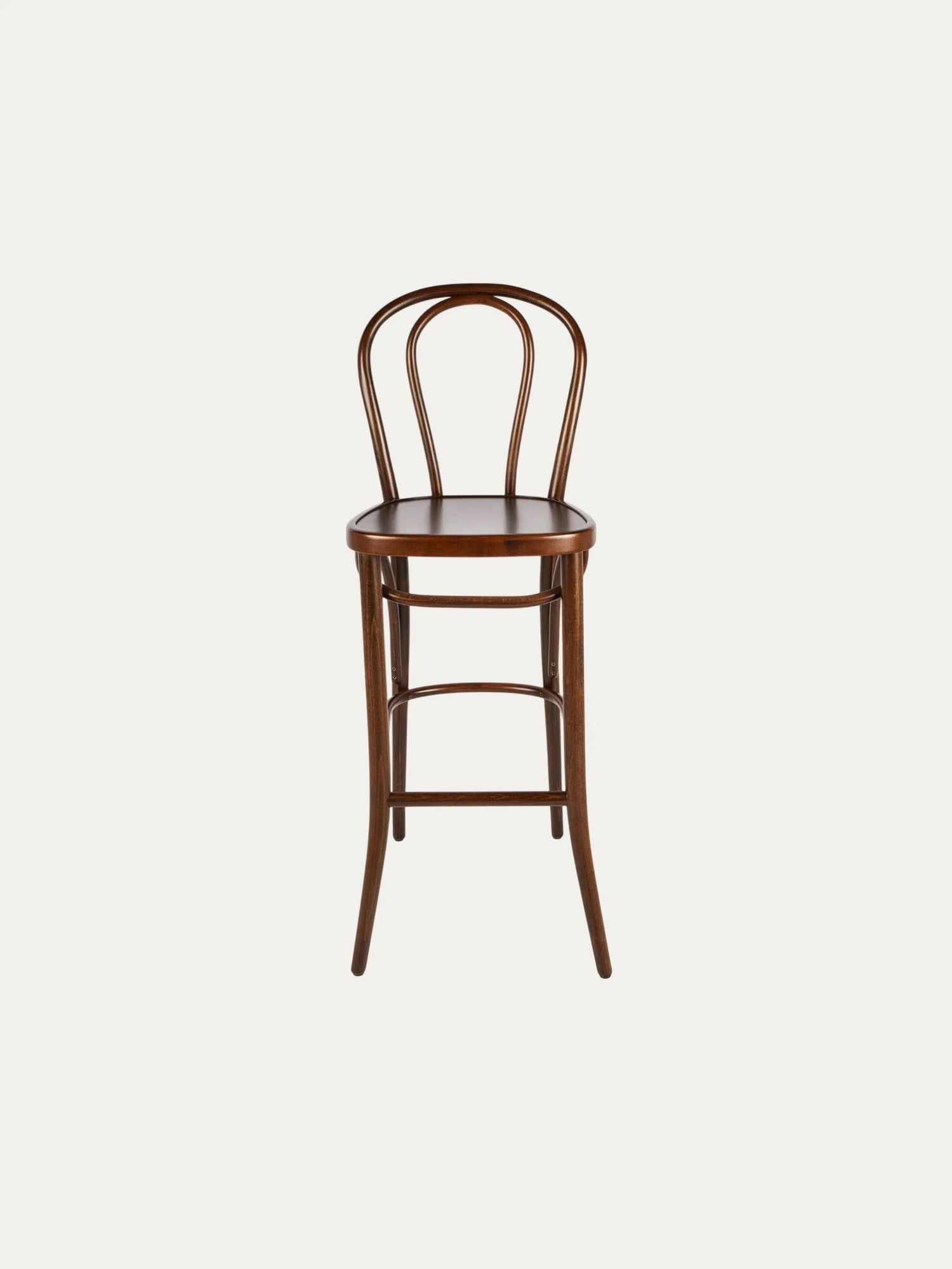 Thonet Model 18 Masif Ahşap Bar Sandalyesi - Evimlüks
