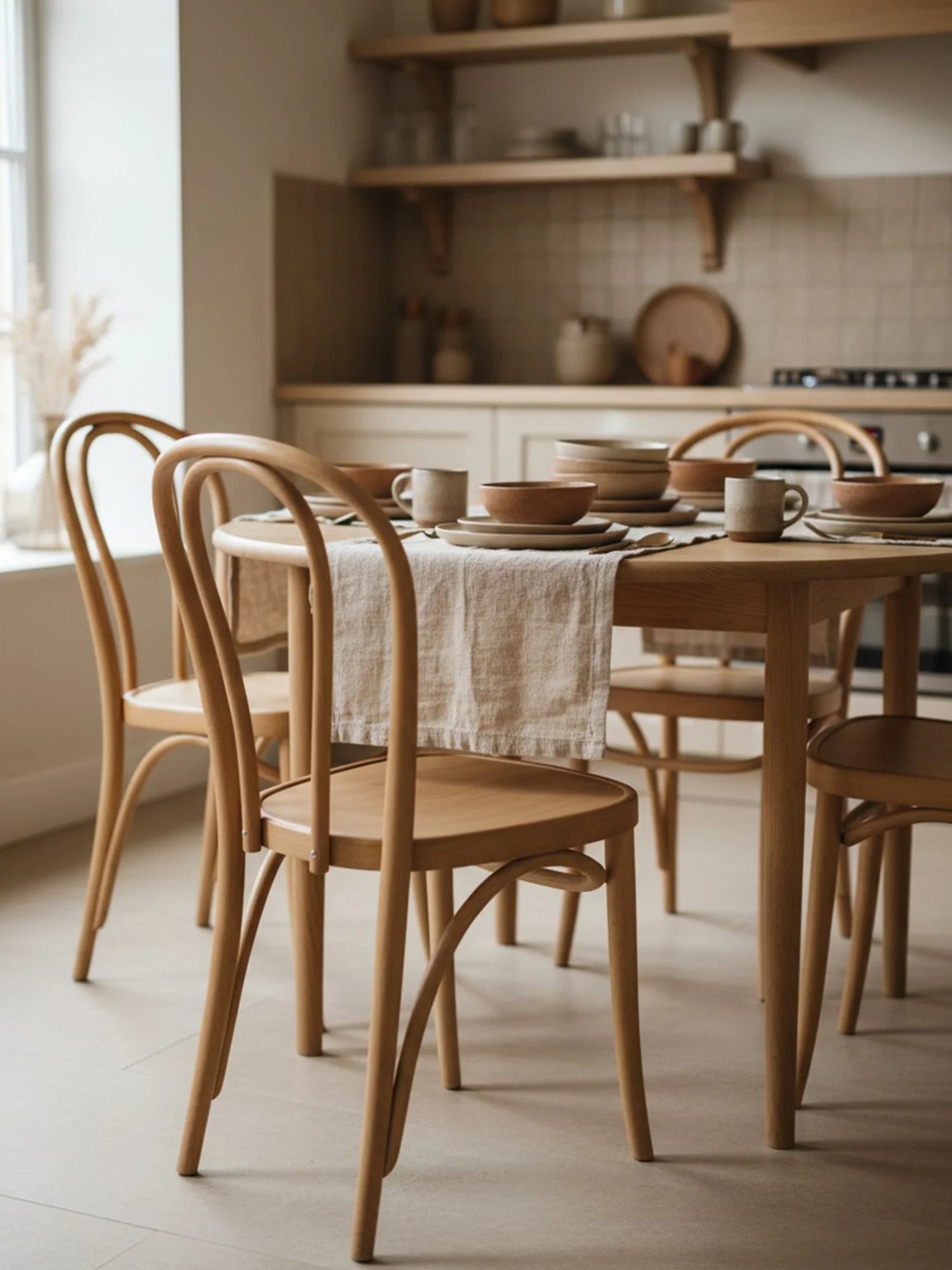 Thonet Model 18 Sırtı Hazeransız Ahşap Sandalye - Evimlüks