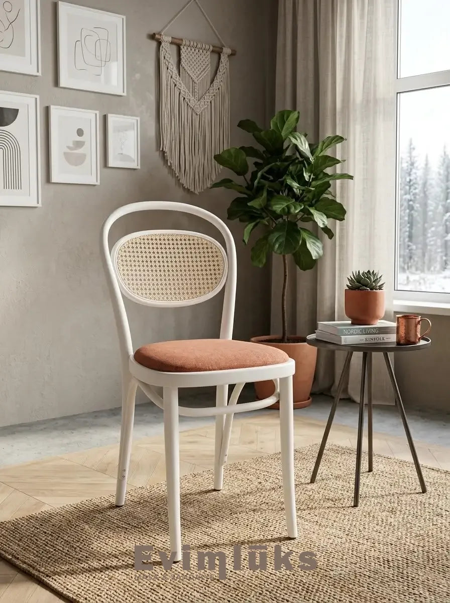 Thonet Model 20 Döşemeli Ahşap Sandalye