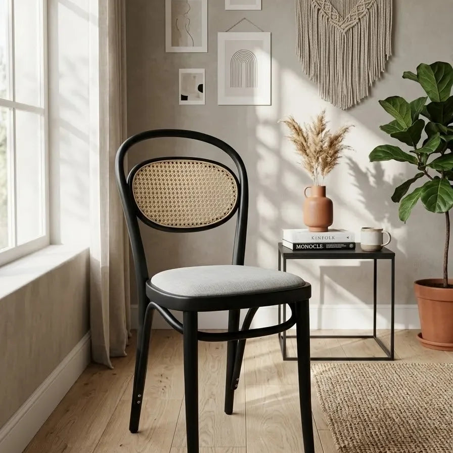 Thonet Model 20 Döşemeli Ahşap Sandalye