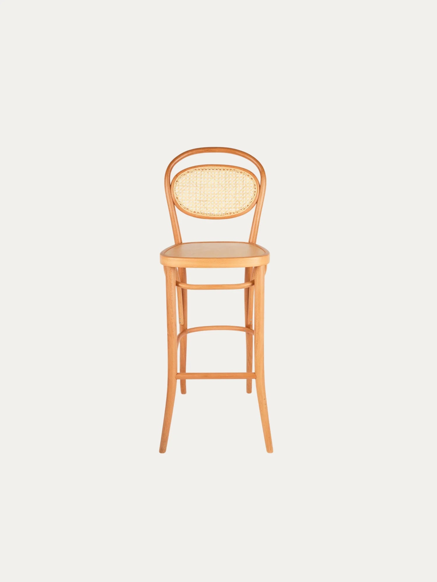Thonet Model 20 Hazeranlı Ahşap Bar Sandalyesi - Evimlüks
