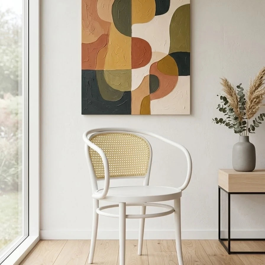 Thonet Model 30 Ahşap Oturumlu Hazeranlı Sandalye
