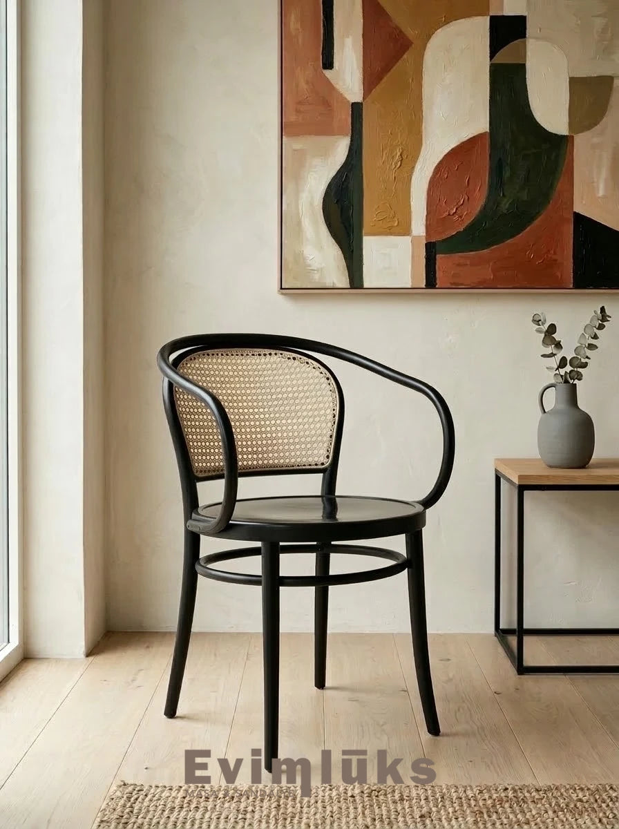 Thonet Model 30 Ahşap Oturumlu Hazeranlı Sandalye
