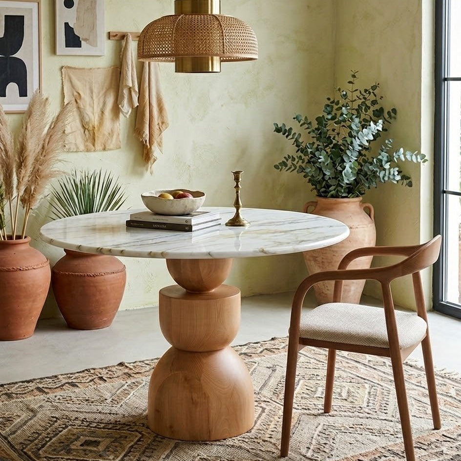 Ham Masif Ihlamur Tombul Torna Masa Ayağı - Evimlüks