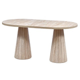 TRAVERTEN 200 LÜK OVAL LİNE MASA-8531
