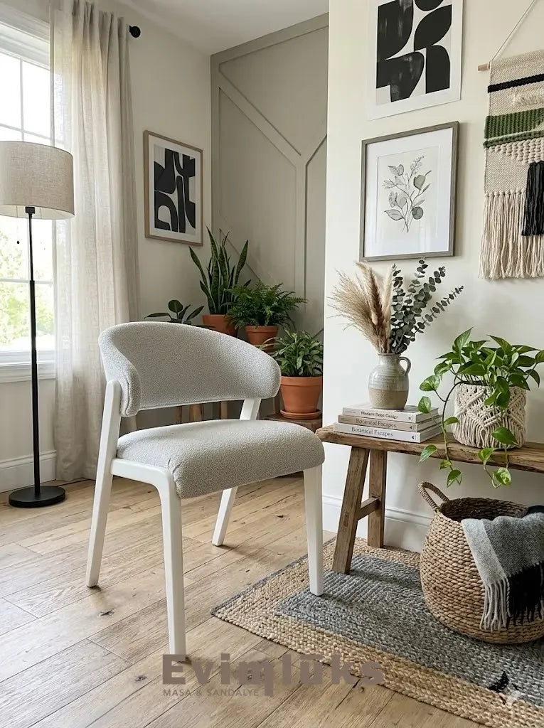 Zendora Modern Ahşap Sandalye