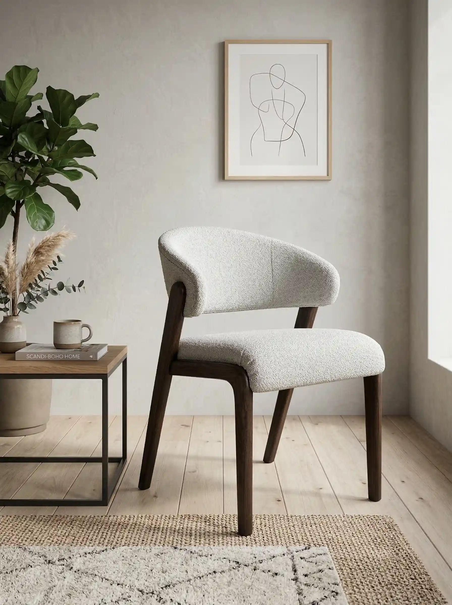 Zendora Modern Ahşap Sandalye