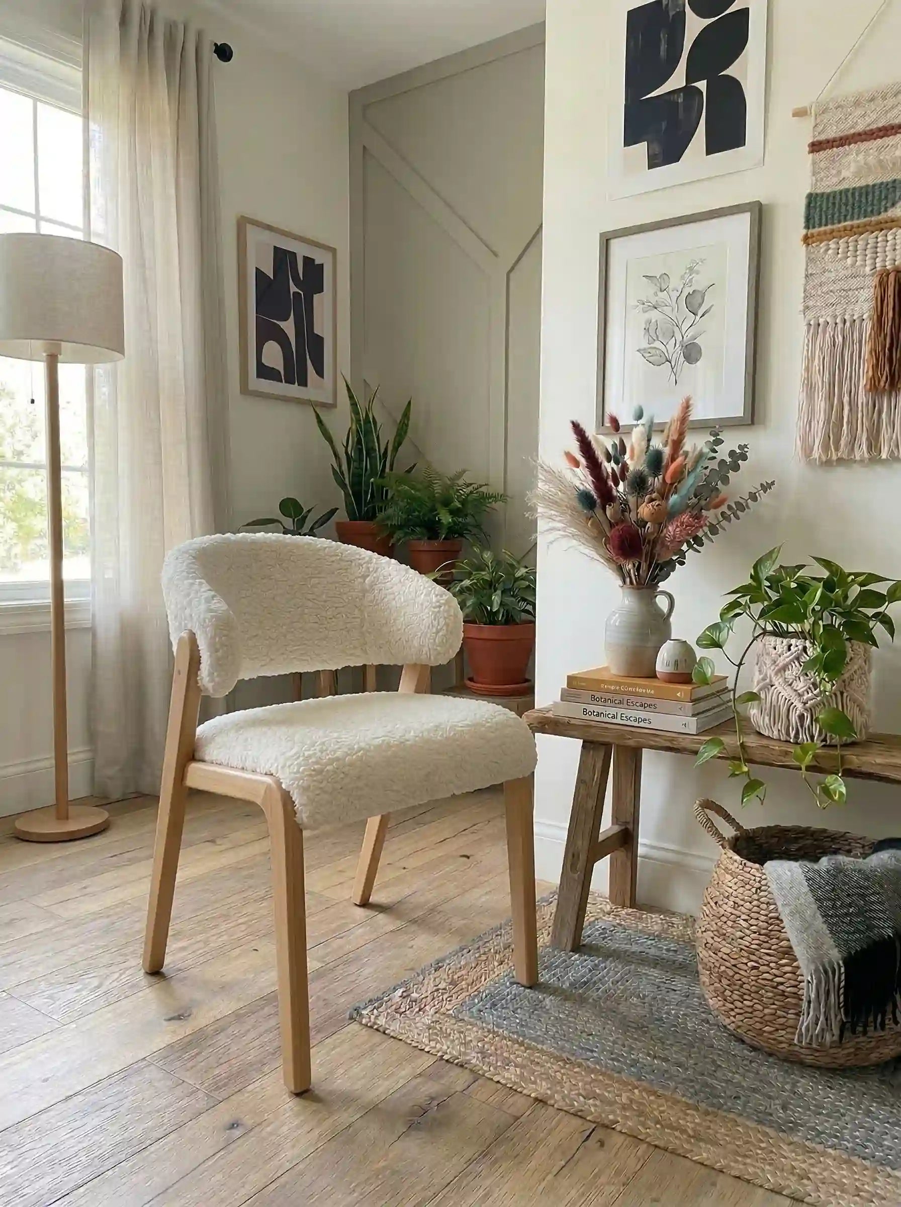 Zendora Modern Ahşap Sandalye